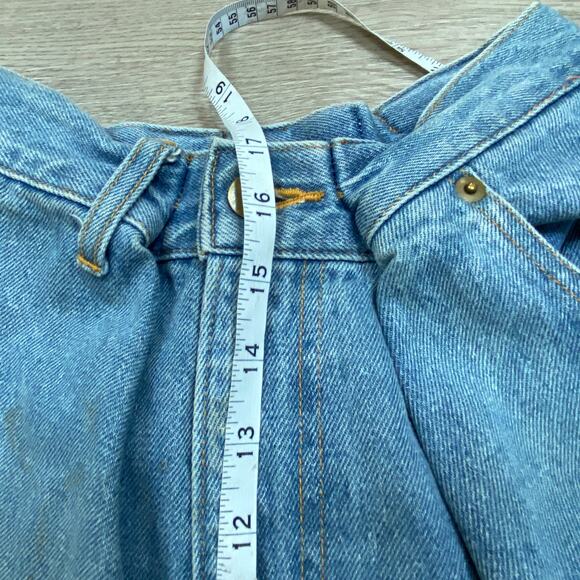 Rare Mikio Sakabe Jenny Fax Wide Leg Pleat Distressed Acid Wash Jeans Medium - Picture 5 of 11